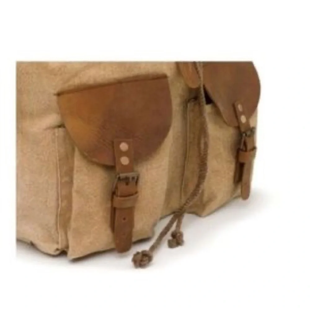 The Barrel Shack cream backpack Handcrafted f Vintage  display picture 1